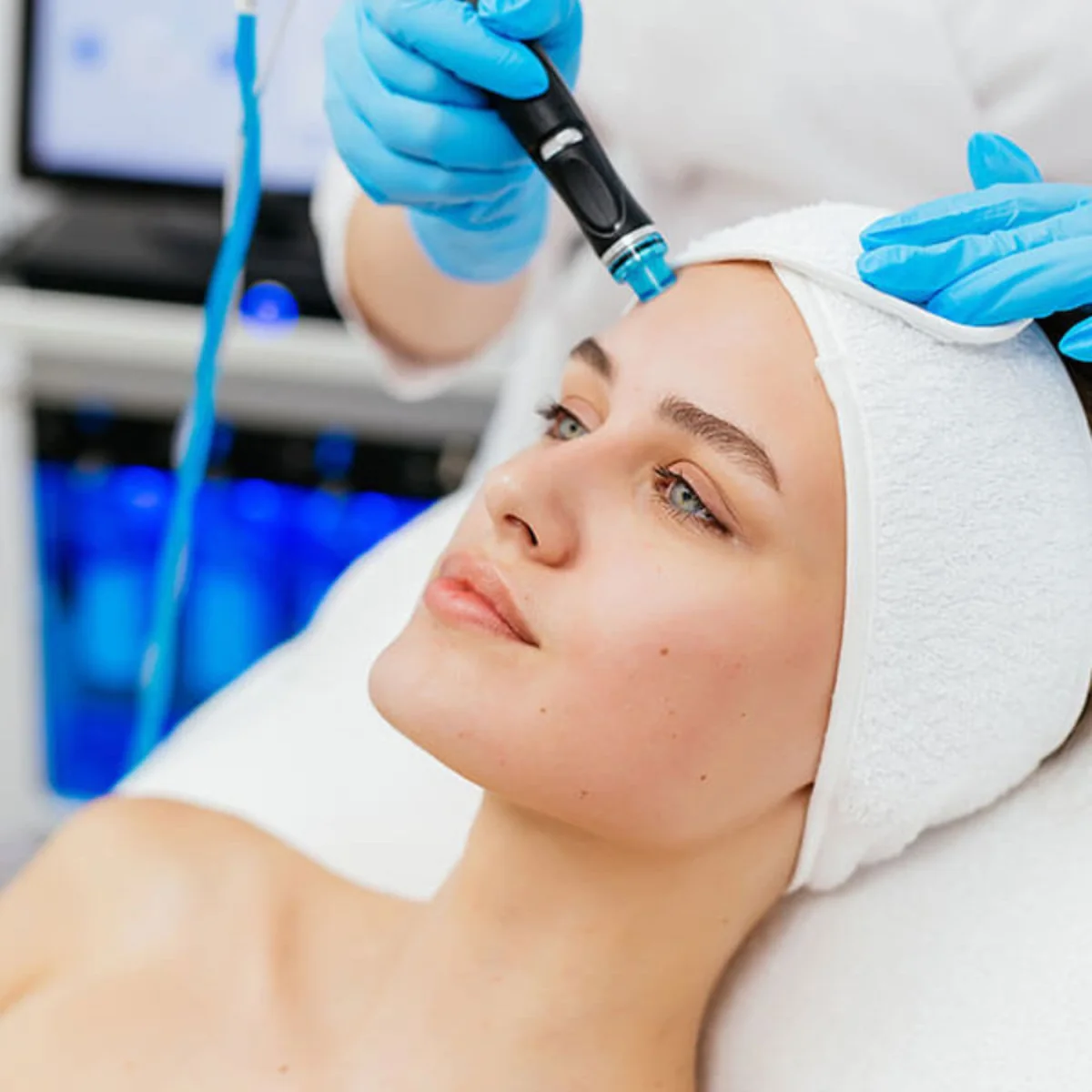 Laser skin treatment