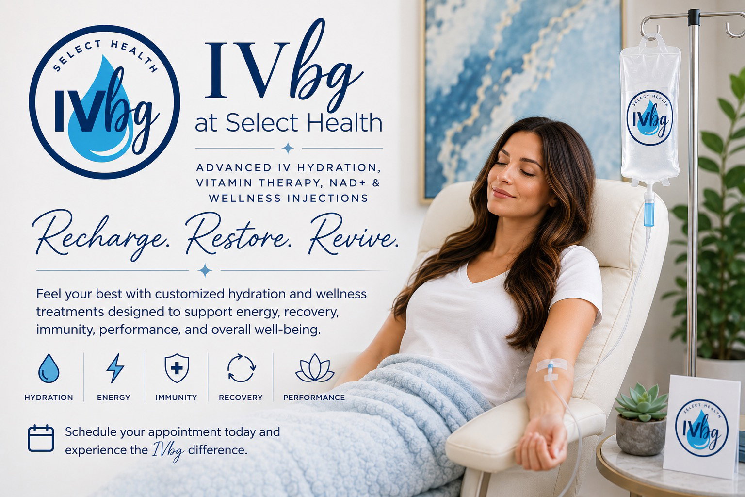 A Select Health IV wellness treatment