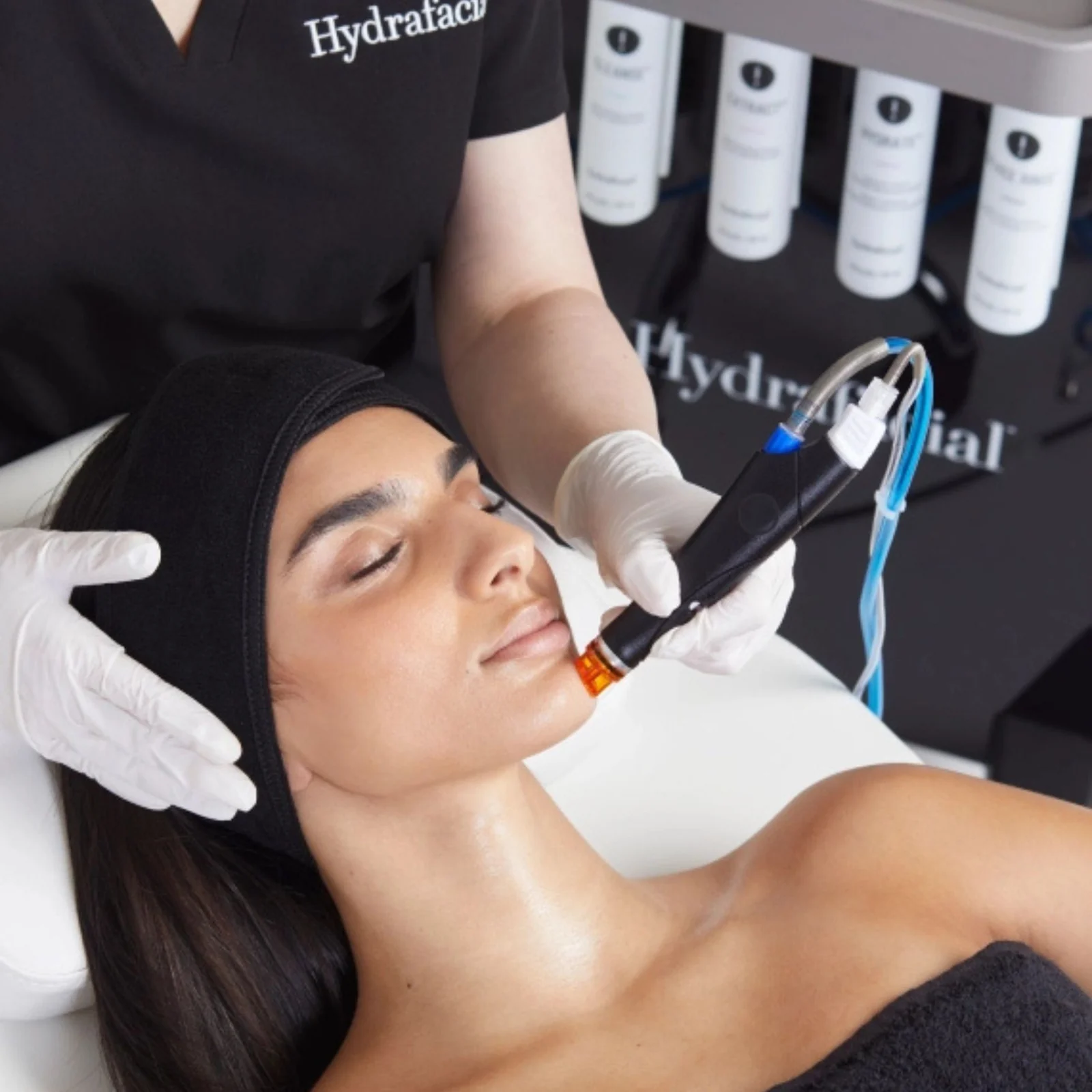 A facial treatment at Select Health