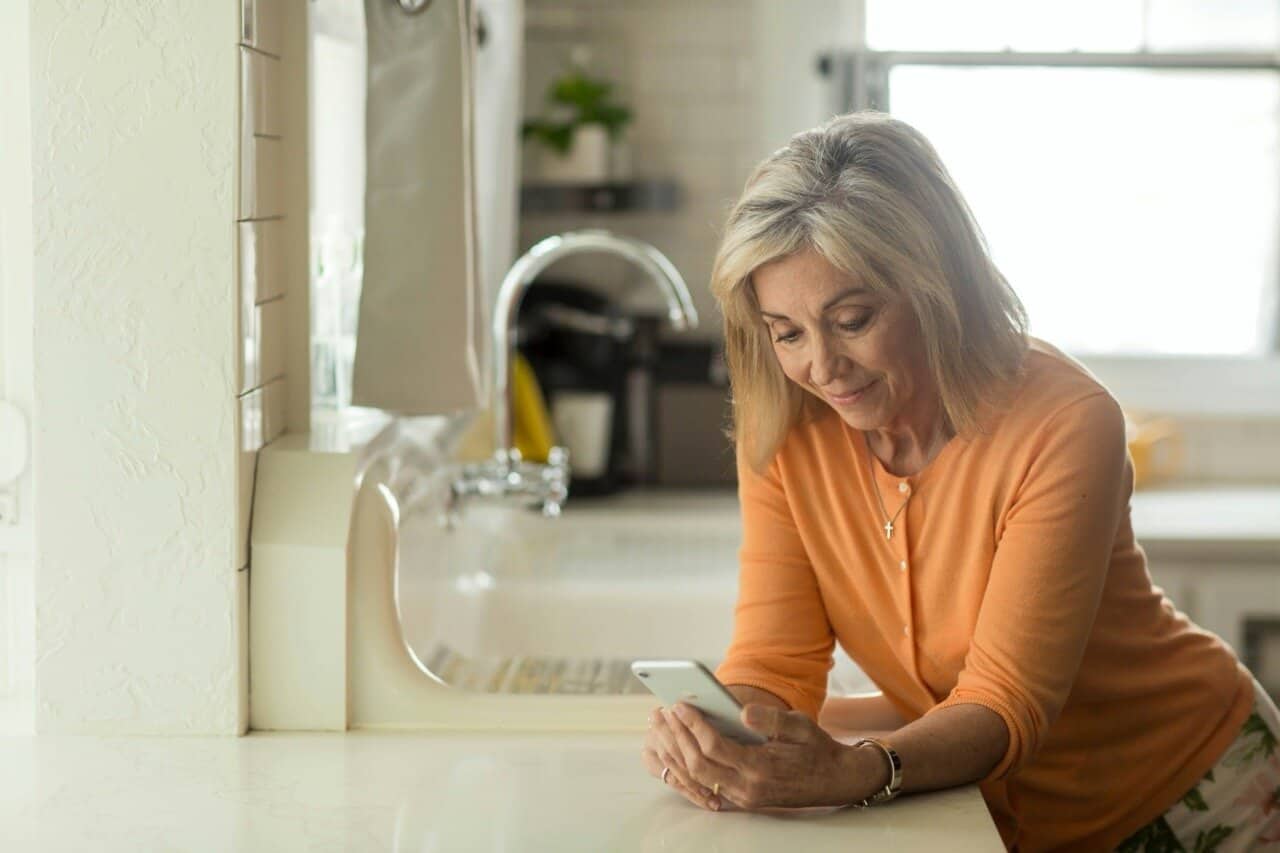Telehealth appointment on a computer